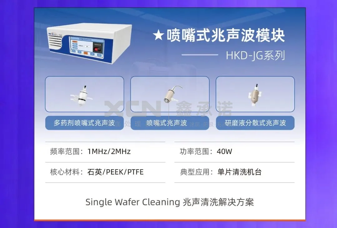 喷嘴式兆声波模块 HKD-JG 系列