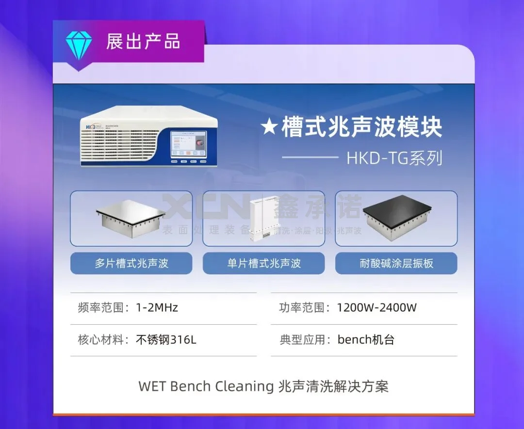 槽式兆声波模块 HKD-TG 系列